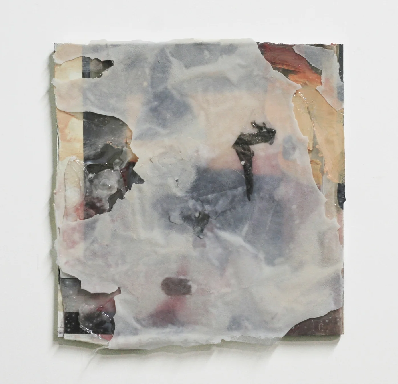 Sundown, 2016 oil, fiberglas, resin 15 x 15”