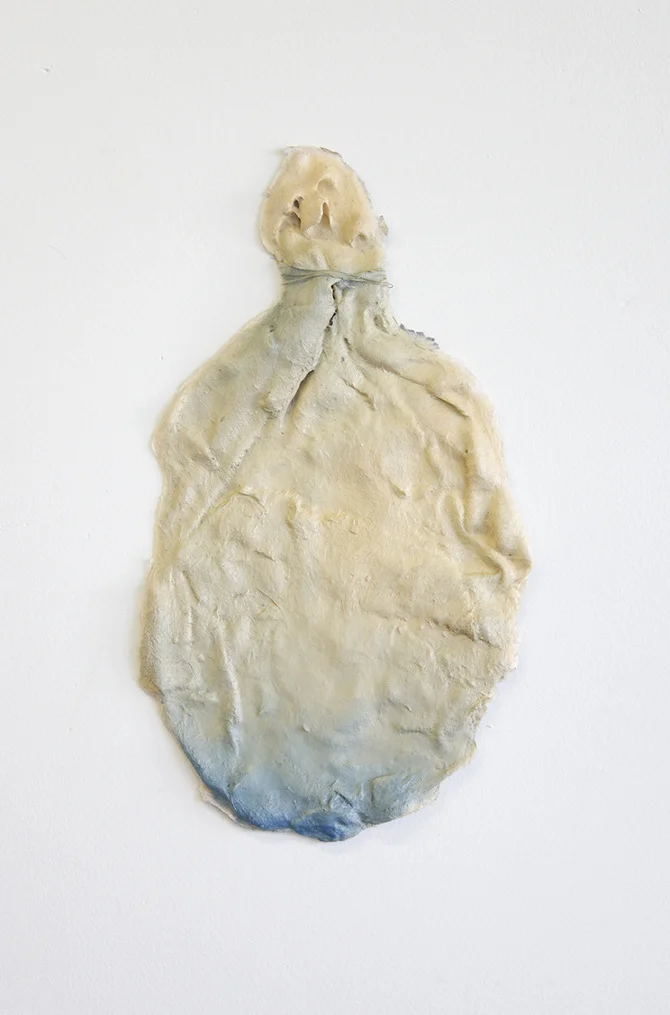 Flat sack II, 2016 oil, resin, fiberglas 6 x 15”
