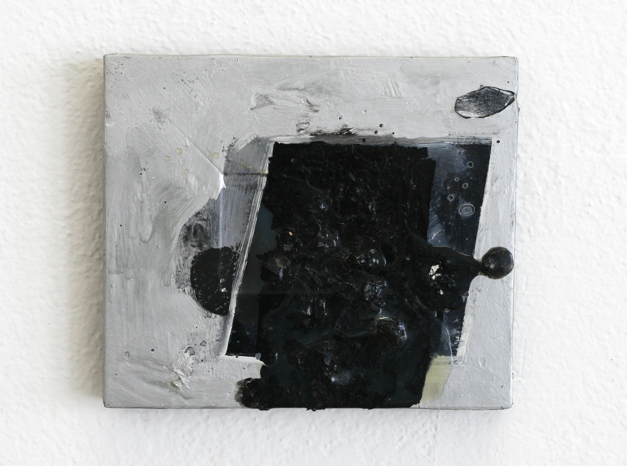  Untitled, 2013  acrylic, polymer, wood  5 x 7”    