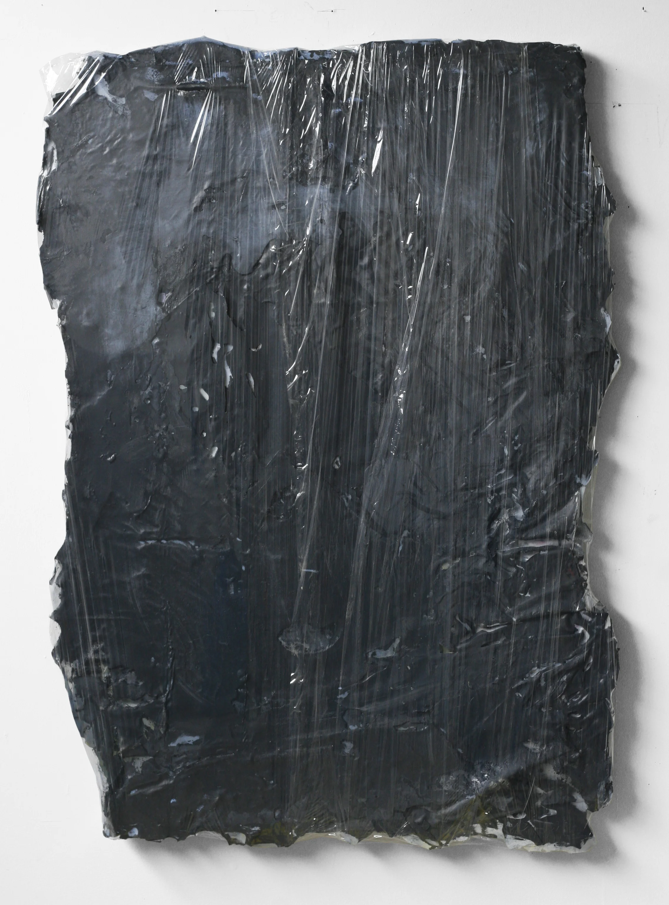 Untitled, 2011 wood, resin, fabric, acrylic, plastic 30 x 48”