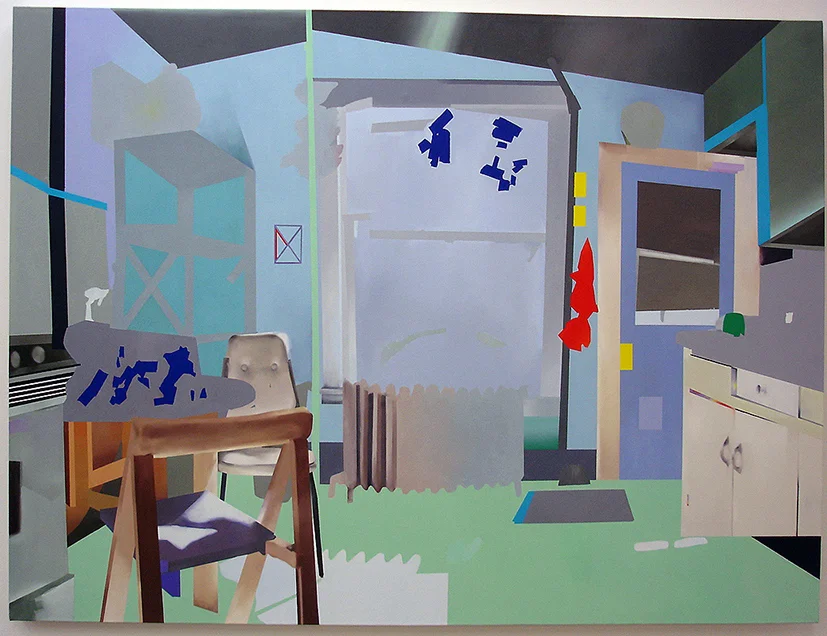 Kitchen II, 2007 oil on canvas 70” x 52”