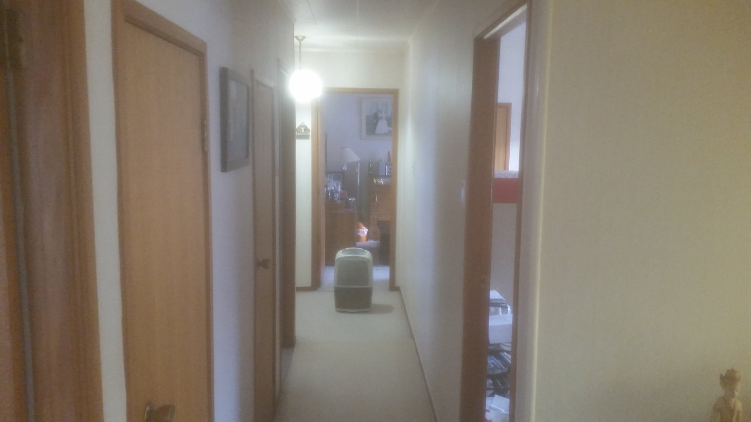 Existing property hallway before