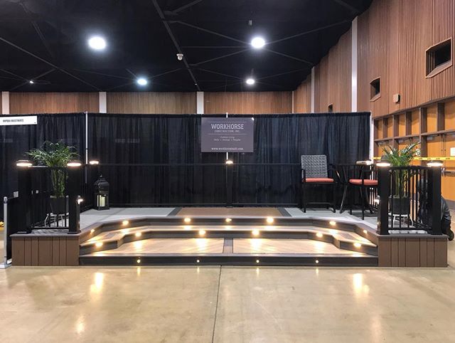 Setting up for the #lanecountyspringhomeandgardenshow. Looking forward to meeting everyone this weekend!
