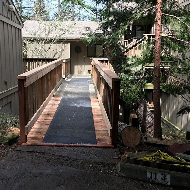 Highlands Condos had a lot of damage from the snow. We were happy to help them get a lot of repairs done. #eugeneoregon #snowstorm2019