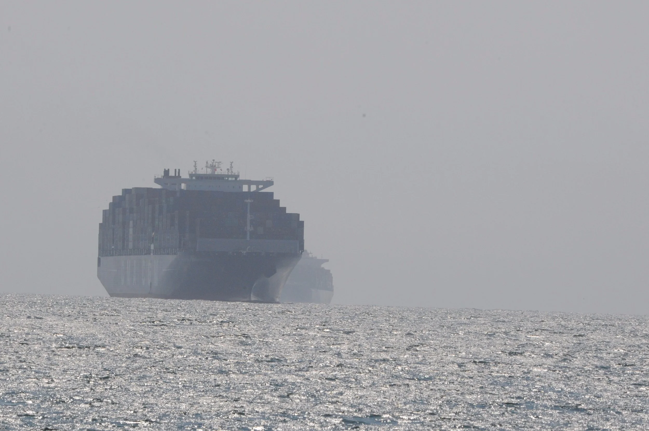 Heavy shipping traffic.