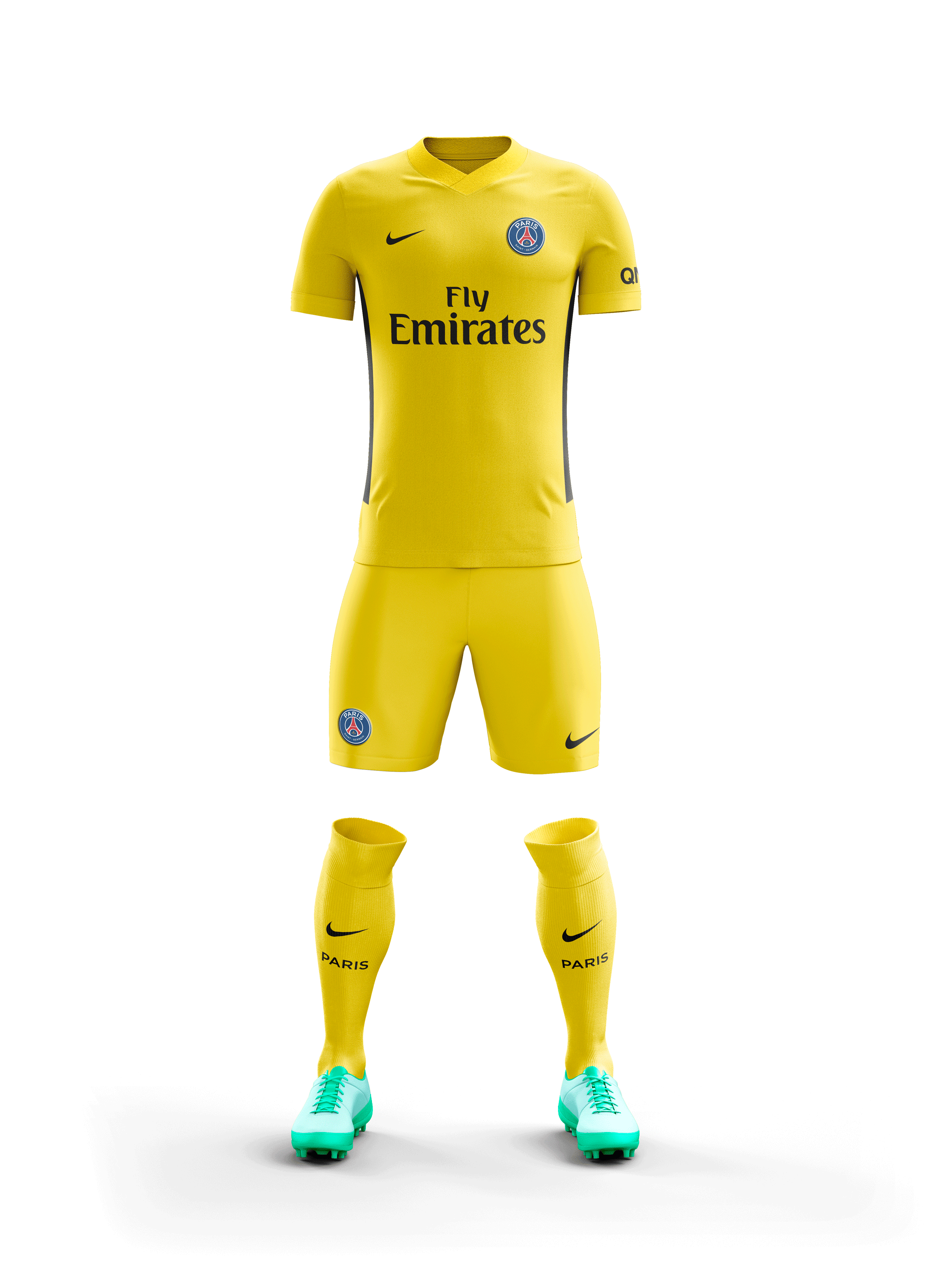 psg jersey yellow