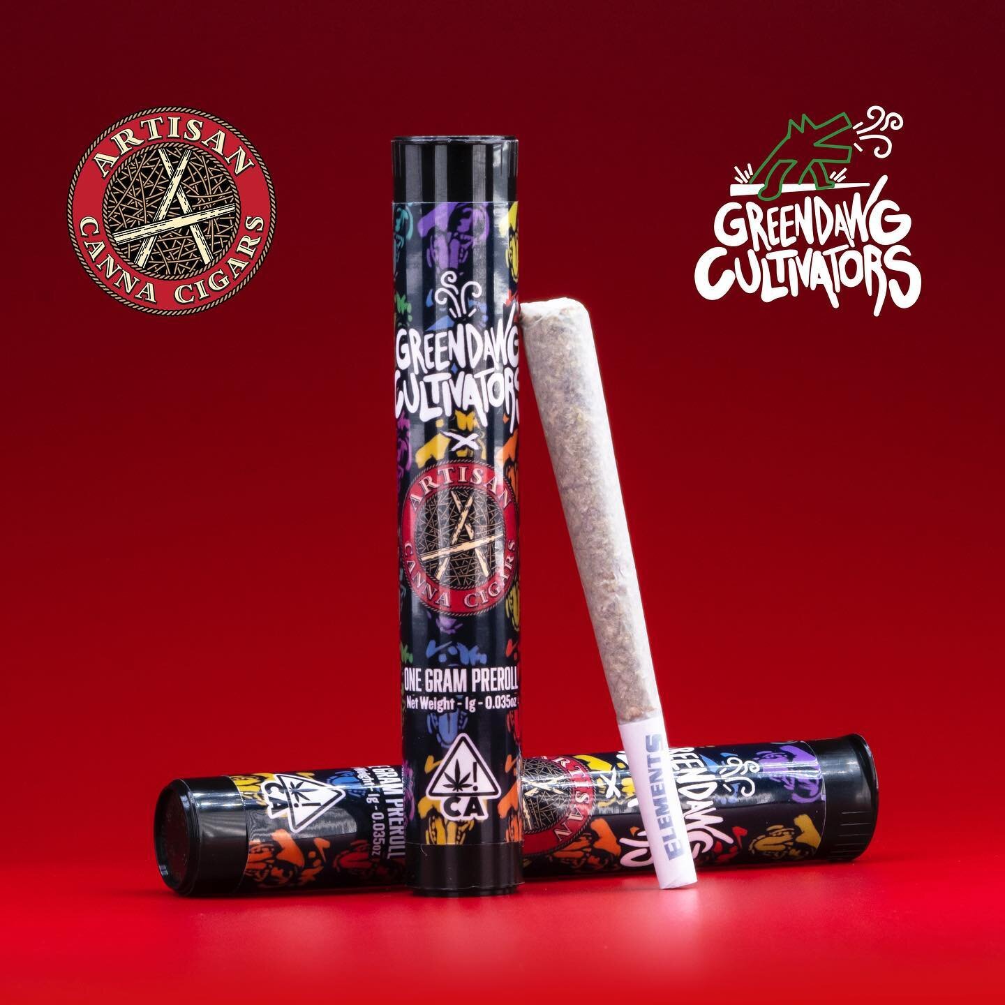 @greendawgca came with the 🔥 on this batch! 1G collab PreRoll twisted to perfection!