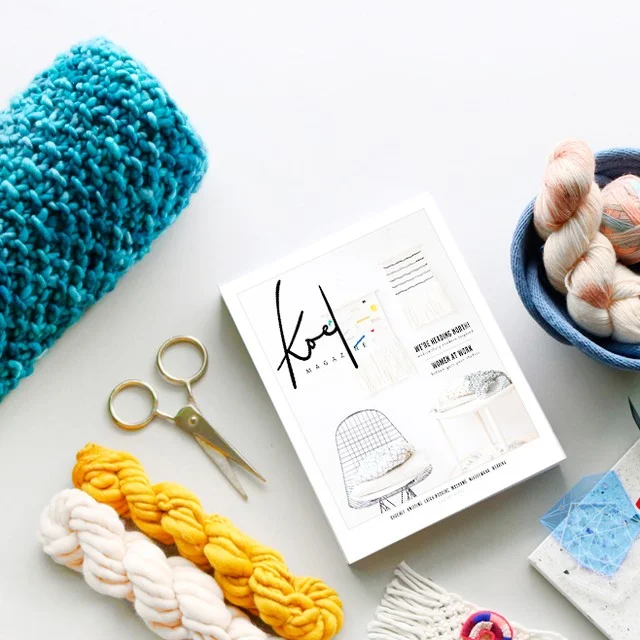 There must be a good reason why KOEL Issue 3 sold out so quickly on print - we believe its got something to do with the expansive lineup of fiber artists worldwide, such as @aleeeese, @catchtheinspiration, @mrs_novo_, @truffypi and so many more. 😍 Get our sold-out issue on digital over at koel-magazine.com now! .
.
.
→ shop KOEL digital issue 3, link in bio 
#koelmagazineissue3 #yarnmagazine #craftmagazine #yarnprojects #yarnpatterns #making #handmadeisbestmade #fibreart #fibrelove #patterns #yarnmaking #koelmagazine #interiordesign #moderninterior #macrame #crochet #knitting #weaving #needlework #embroidery #latchhooking #punchneedling