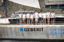 Young explorers on board eco yacht The Pangaea.