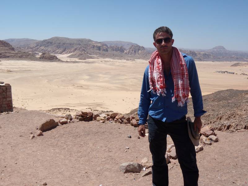 Searching for the Ark of the Convenant in Sinai Desert.