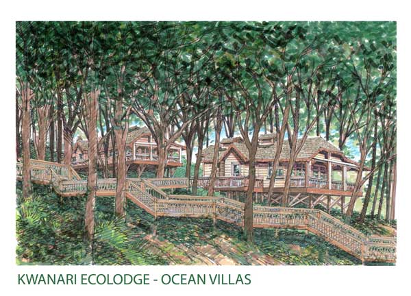 Hitesh' recent project - Kwanari Ecolodge in the Caribbeans.
