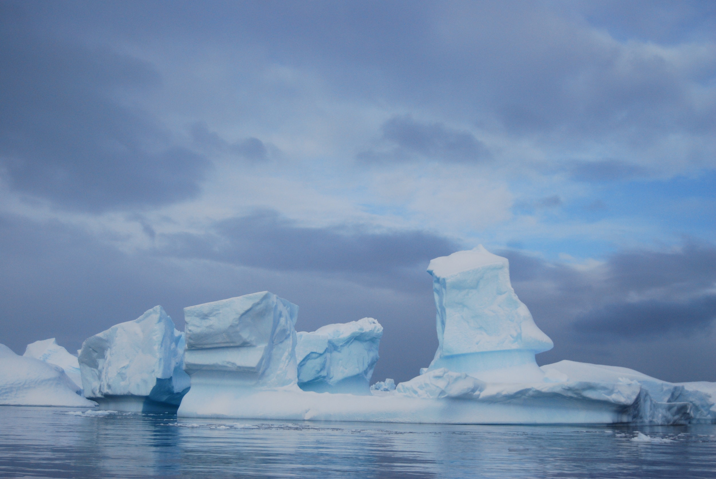 The spectacular blue and white Antarctic landscape (Picture Credits: Prerna Shah)
