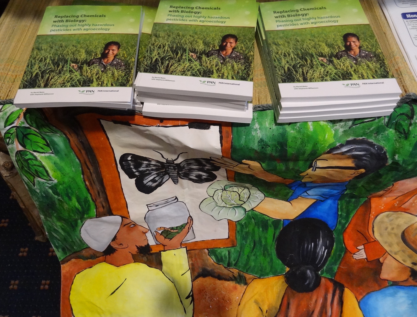 By providing information, training and field trips, PANAP reaches out to farmers to embrace safer, ecological farming practices.