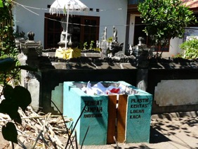 Trash bins built by Peduli Alam (Image by Peduli Alam)