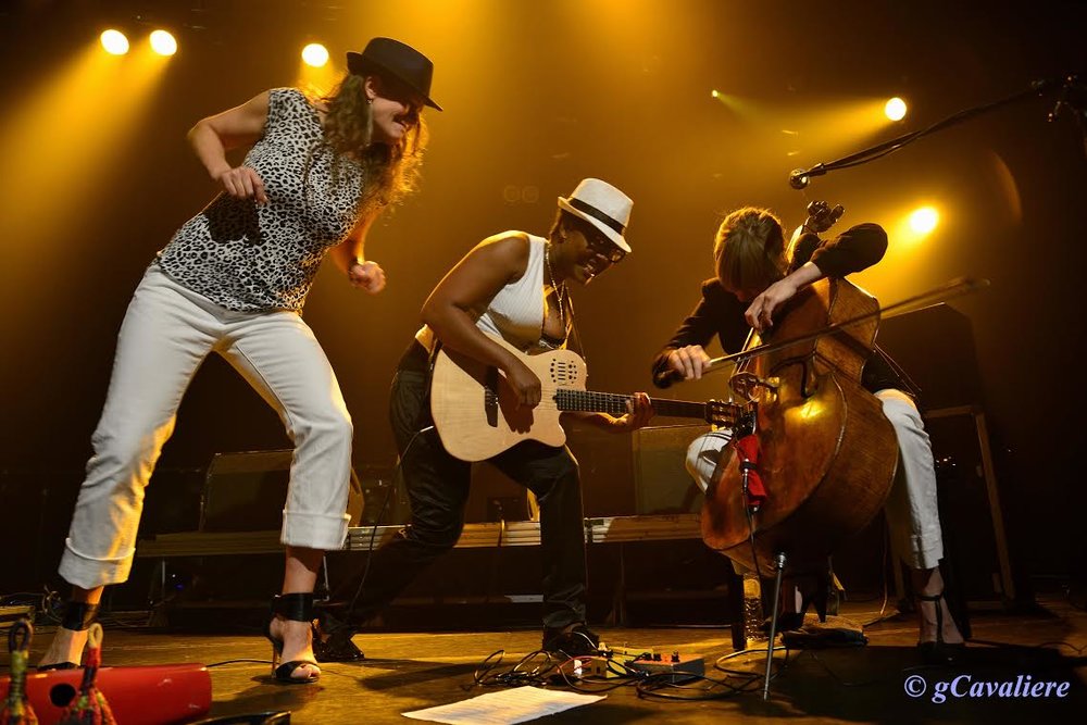 Expect some mean jazz, groove, funk and afro-beat from Manou Gallo.Manou Gallo Groove Orchestra from Belgium/Ivory Coast