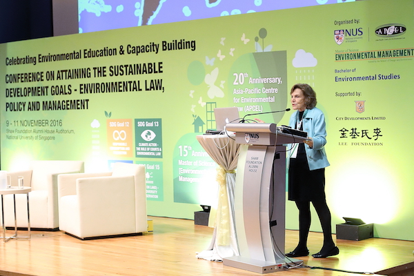 Dr. Sylvia Earle urged all to protect marine creatures and the oceans at the SDGs conference.