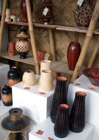 Philippine handmade ceramics or coron.