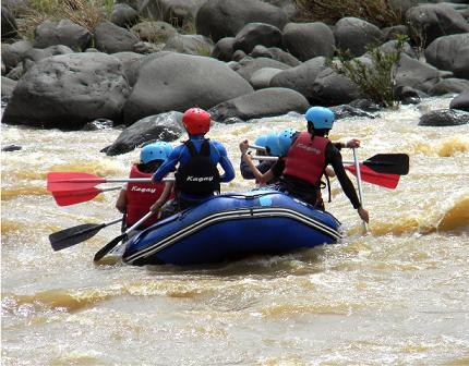 Best place for whitewater rafting in the Philippines
