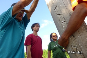 Integrating their ideas into the local culture in a sustainable way was key to the students' exercise