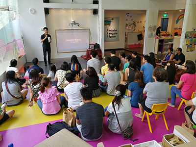 The company conducts lessons on growing mushrooms at Mulberry Learning Centre