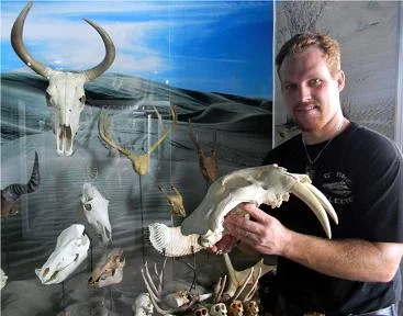 Bone man Darrel Blatchley