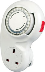 Control use of appliances with a timer switch.