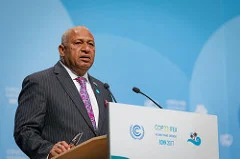 Frank Bainimarama, the Prime Minister of Fiji, and President of COP23.