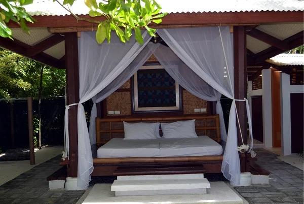 Beach hut at Buenavista Island Resort