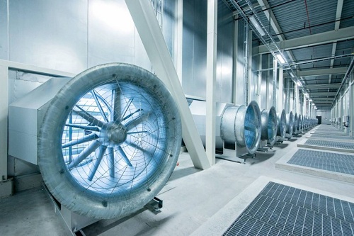 Lots of data centers consume extra energy just to disperse generated heat. Courtesy Facebook.