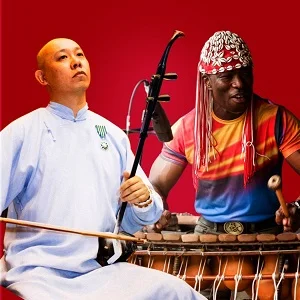 Guo Gan & Aly Keita - an unexpected duo of the Chinese erhu and the balafon of West Africa with their own compositions at RWMF 2018.