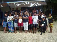 Local act is tops at Vanuatu in measuring reefs, assisted by Hideaway Resort