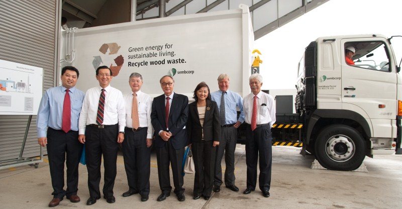 Sembcorp’s board of directors at the Sembcorp Woodchip Boiler Plant Opening Ceremony