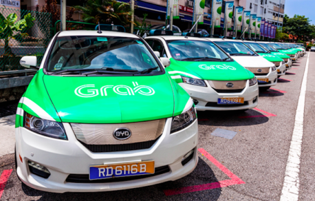 Grab Taxi’s smart app has propelled it to position of leader in ride sharing. Courtesy Grab.