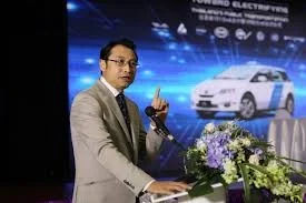 BYD’s Liu Xueliang says this is only the start for EVs in Singapore. Courtesy BYD.
