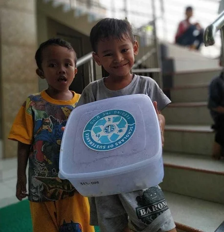 Orphanages, schools and villages all benefit from the SOS food. Courtesy SOS.