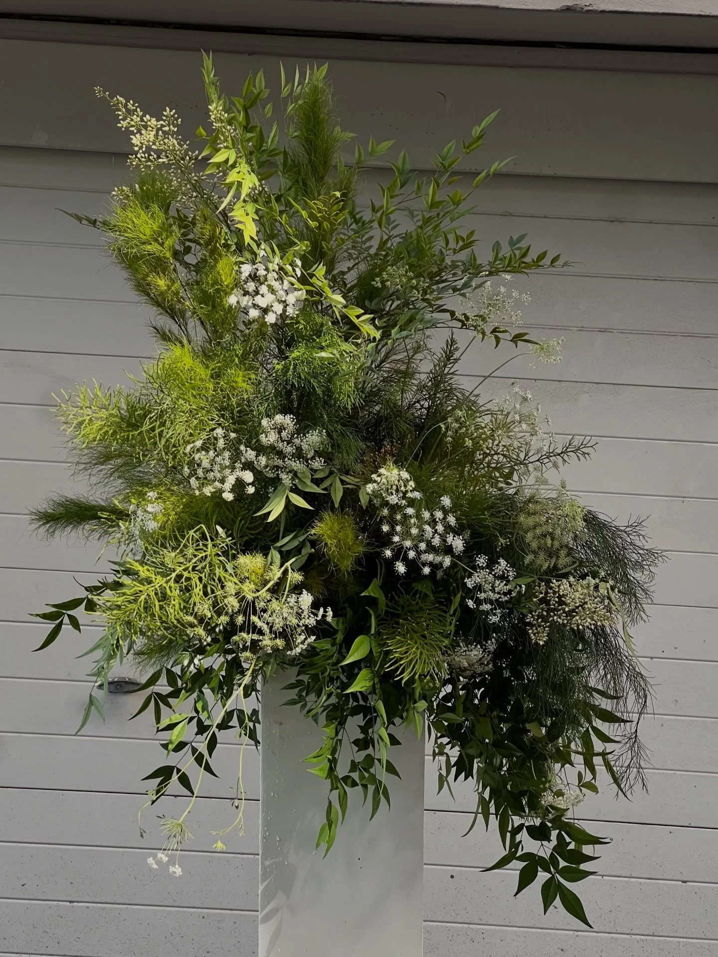I call her Oscar Le Grouch 👀👉🏼 you&rsquo;ll see what I mean&hellip; 

#grassflower #grassy #grassflowers #green #greenflowers #flowerarranging #flowerarrangements #florist #flowerdelivery #eventflorist #flowerinstallation #floralart #flowerart #sy