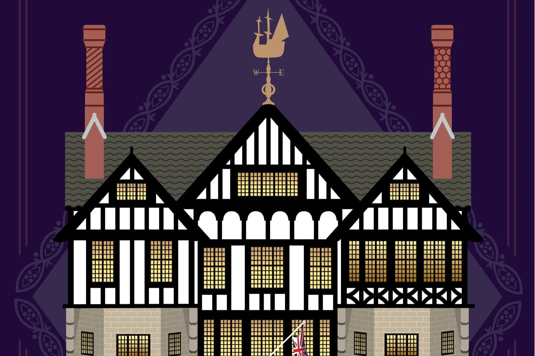 Liberty London Flagship Store Illustration