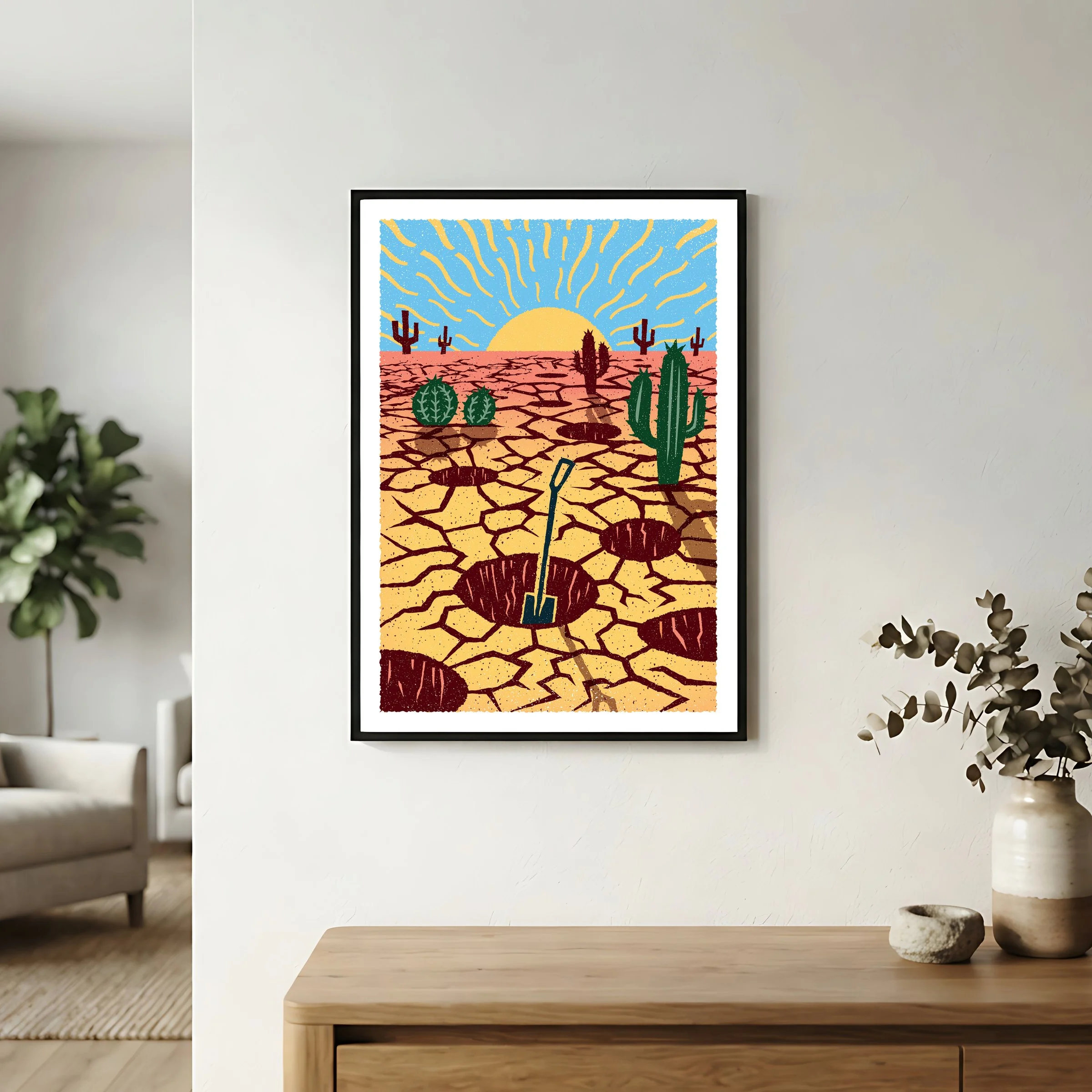 Under the Hot Sun - A Bright wall.jpg