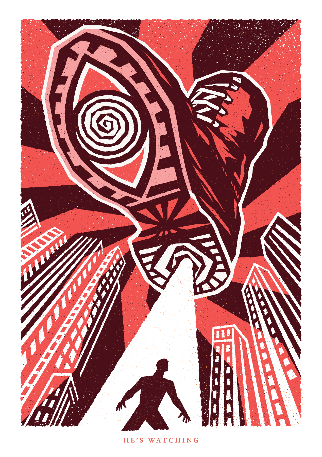 Culture House Sunderland, final literary artwork: a watchful eye above the city.