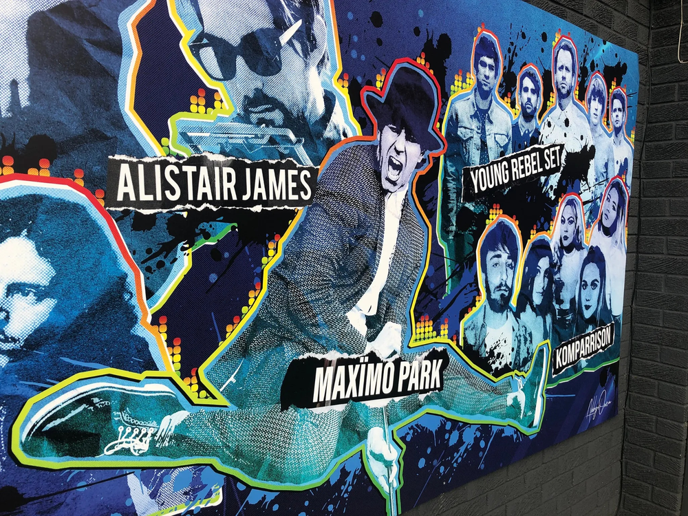 NE Volume, music mural.