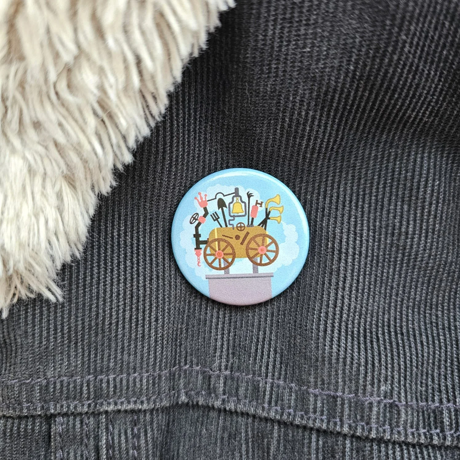 38mm Badge of Stockton Flyer