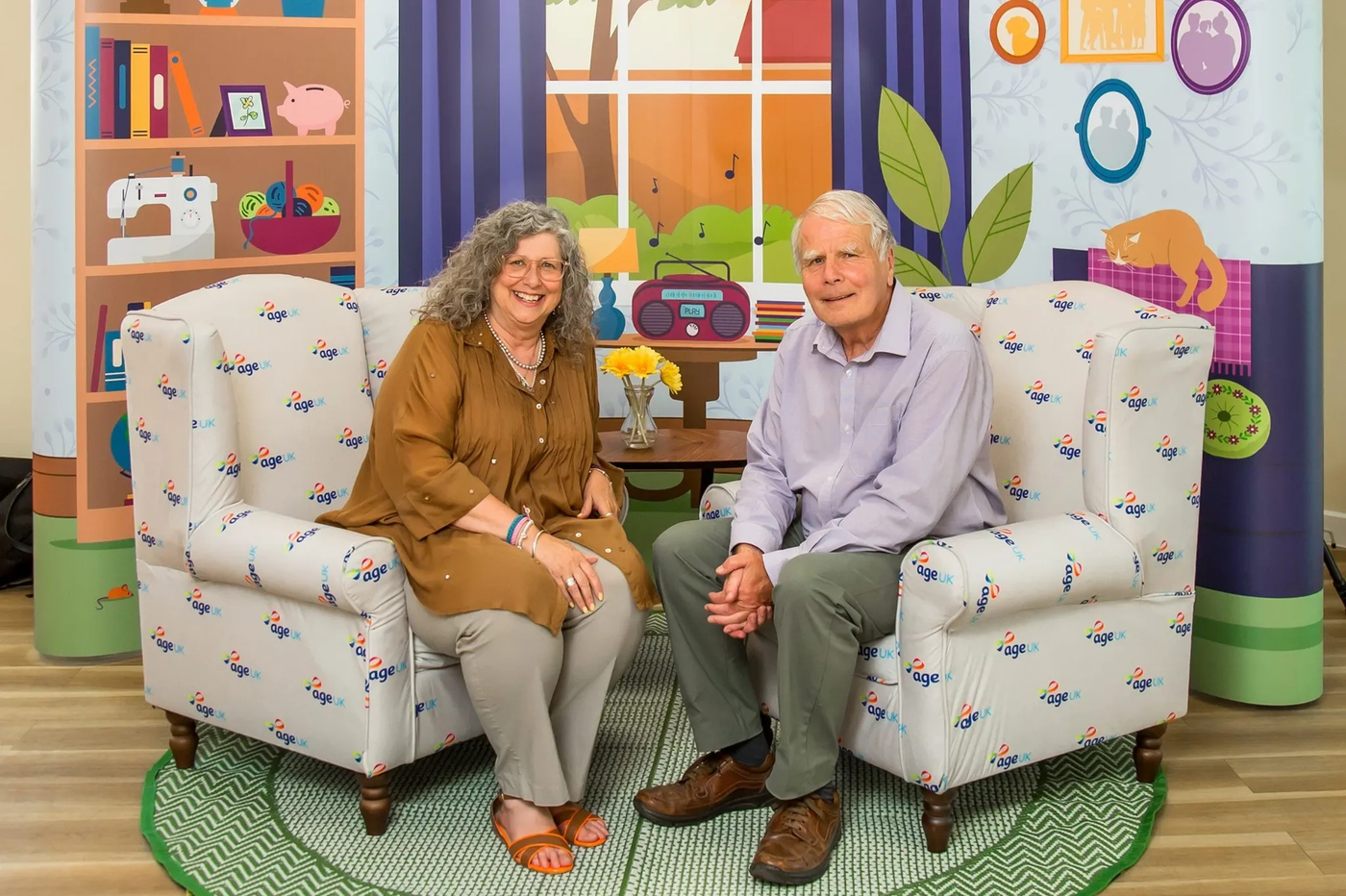 Age UK, Touring Living Room set.