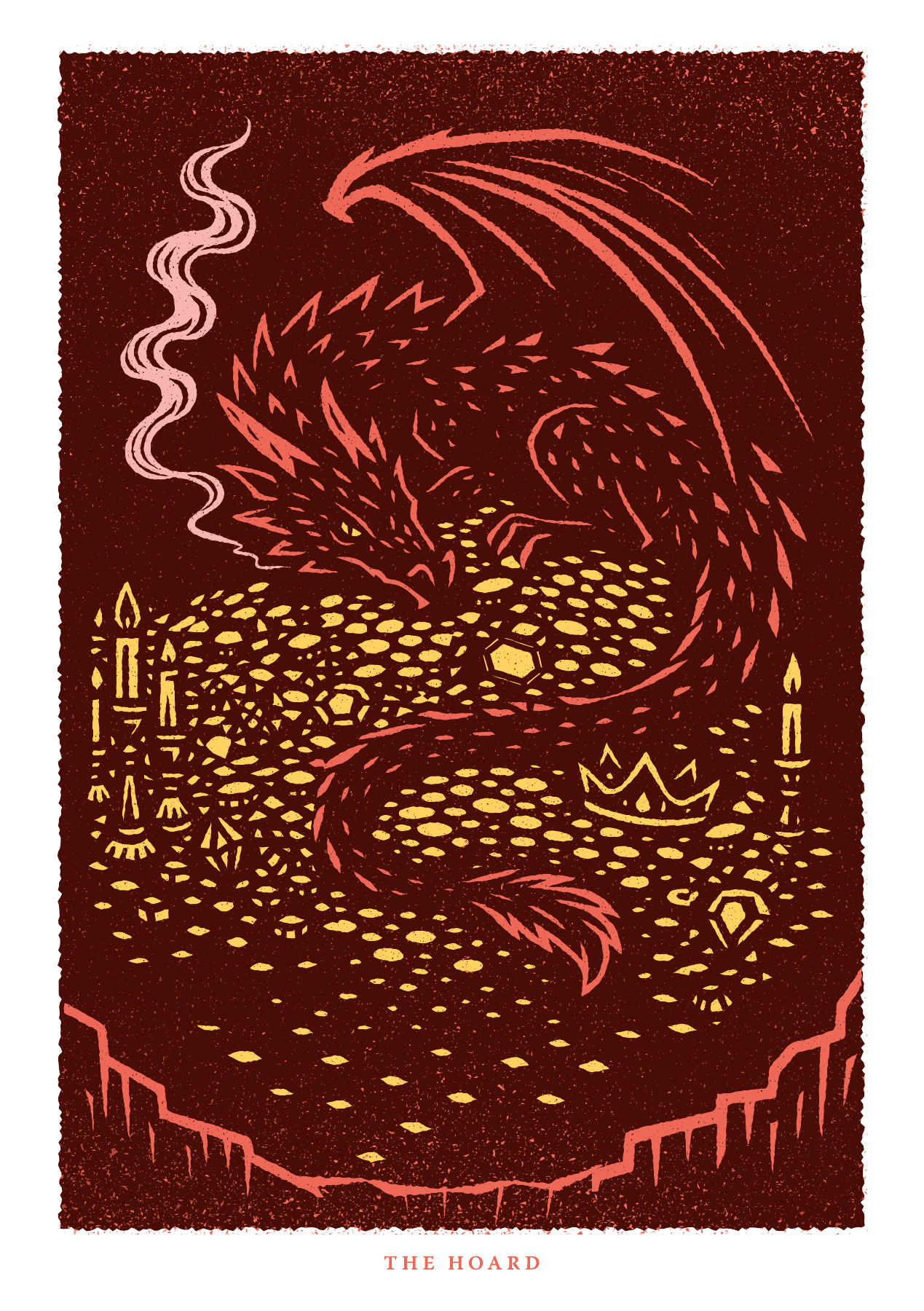Culture House Sunderland, final literary artwork: a dragon guarding a hoard.