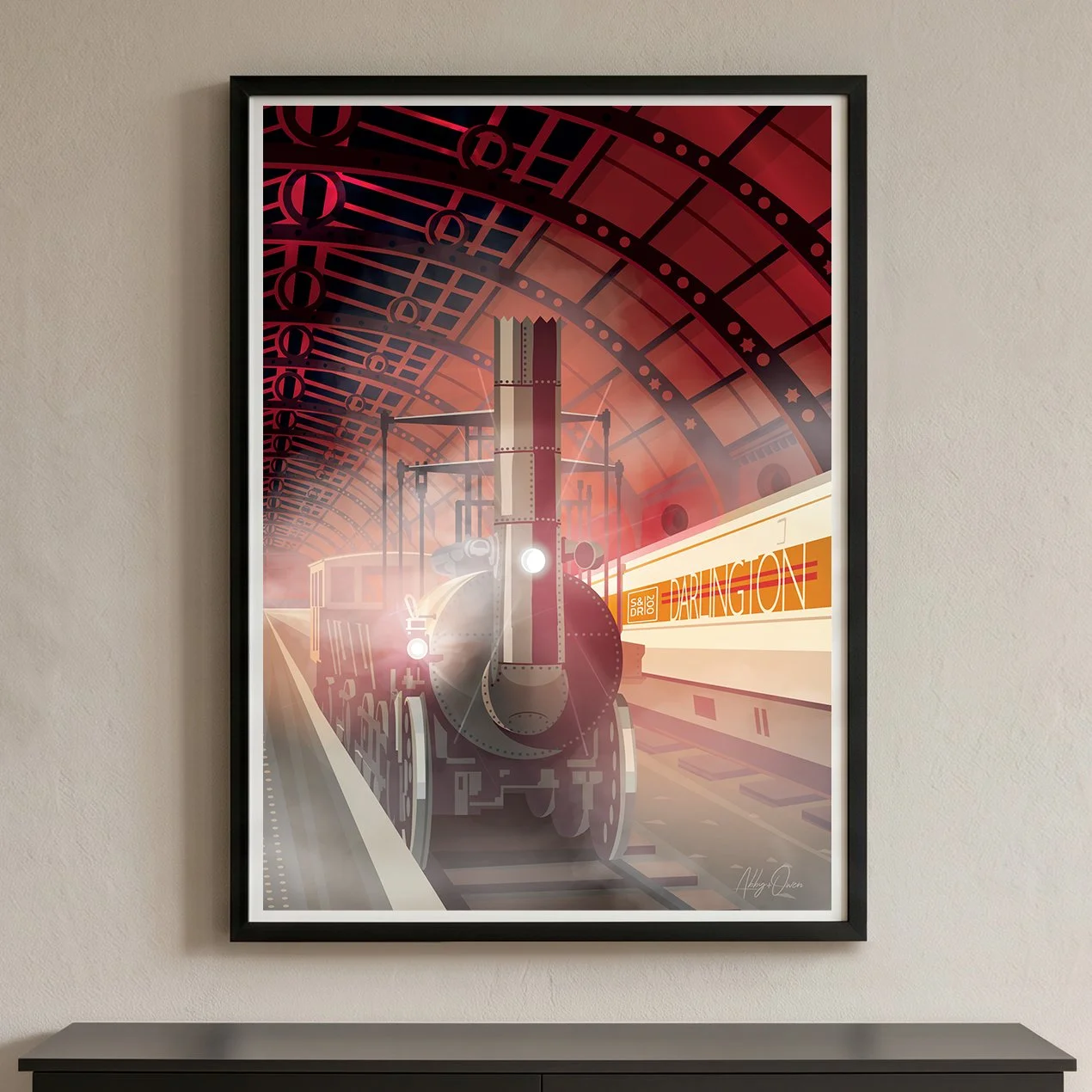 Locomotion at Darlington station mock-up.jpg
