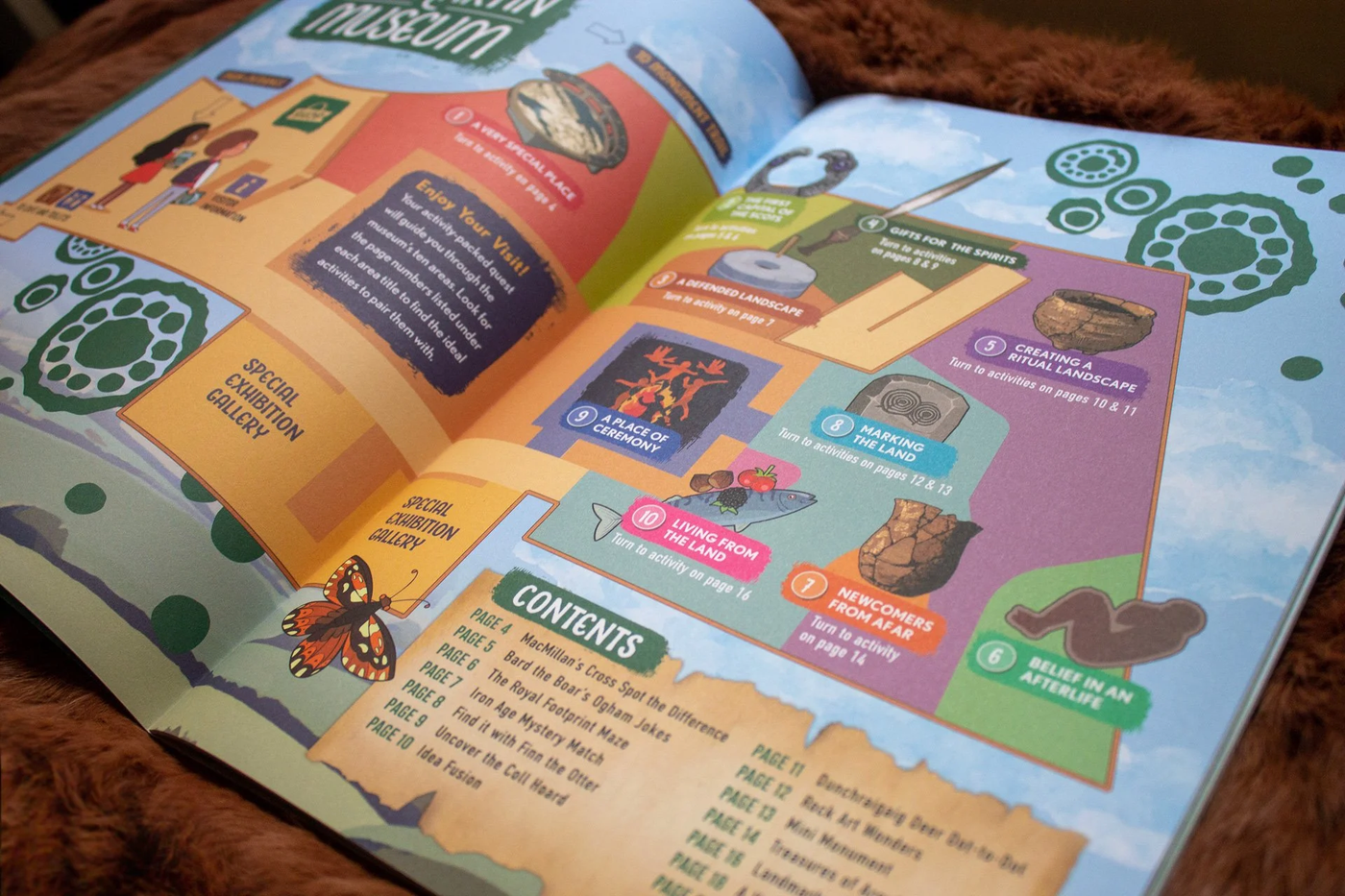 Kilmartin Museum, Kilmartin Quest activity book and illustrated museum guide.