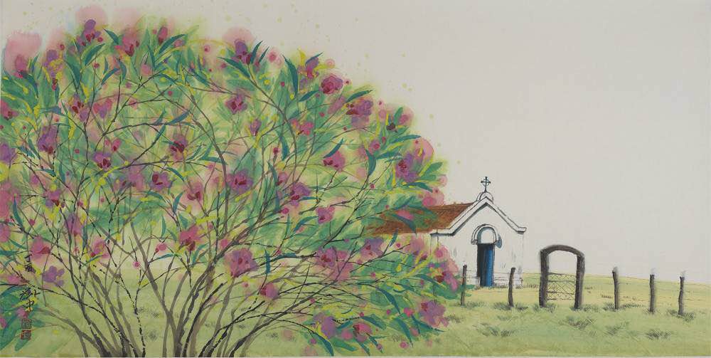 Liu Zhong | Qian | 68x138cm | 2017年