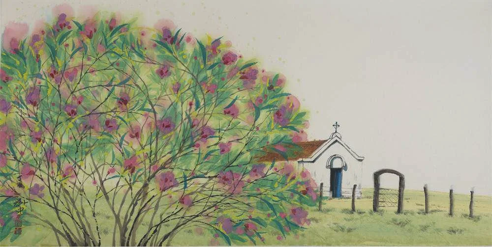 刘中 | 虔&nbsp;|&nbsp;68x138cm |&nbsp;2017年