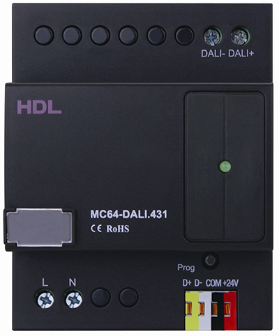 If your DALI mosule looks like this (L and N terminals at base of unit) then you are ready for the latest firmware on this page (please read complete description).
