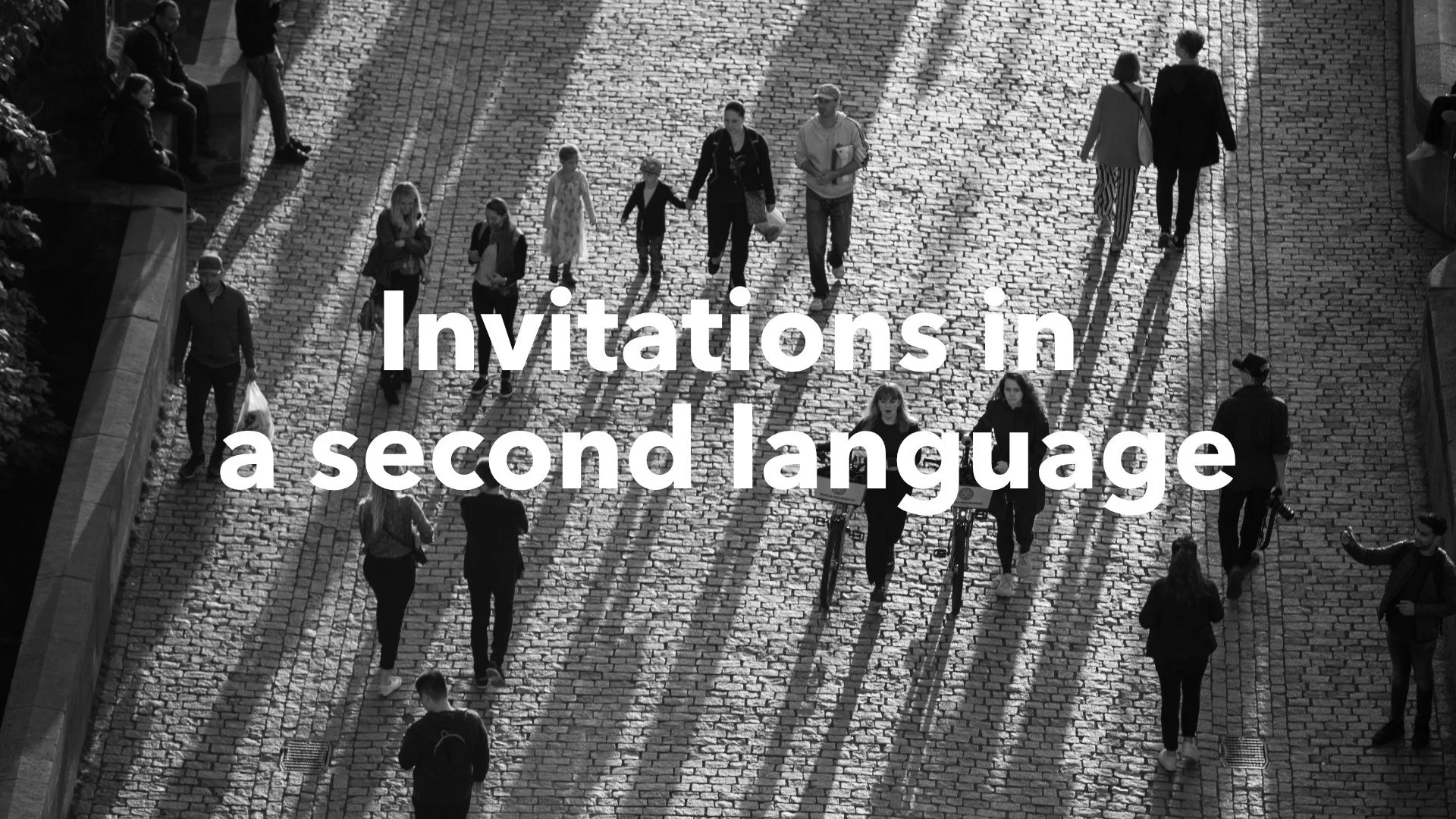 Invitations in a second language