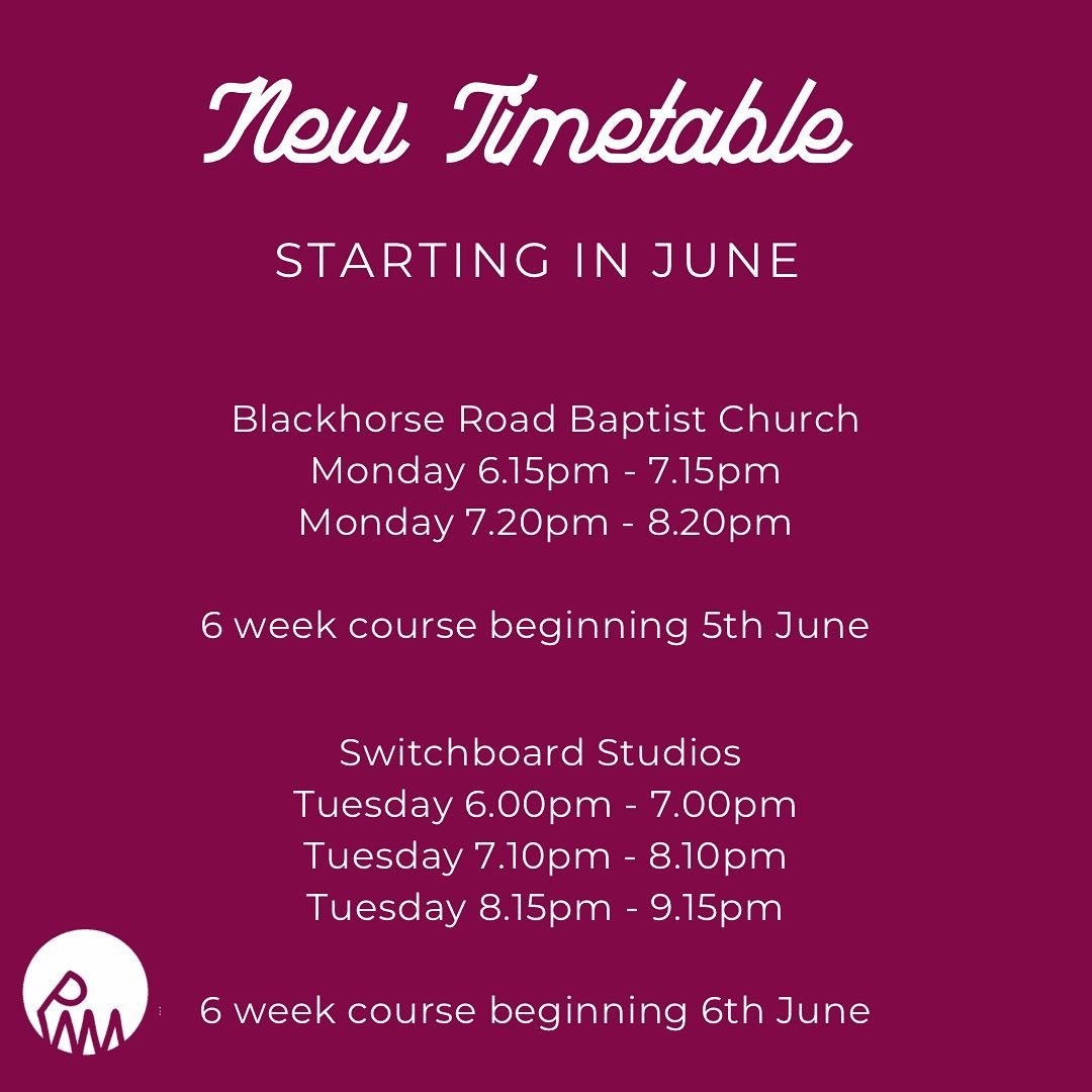 New courses coming in June.

More details on my website. 

Enjoy the sunshine 🌞